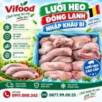 Lưỡi heo đông lạnh nhập khẩu Bỉ