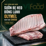 Sườn bẹ heo Olymel nhập khẩu Canada thùng 15kg