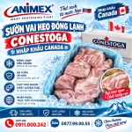 Sườn vai heo đông lạnh Conestoga nhập khẩu Canada