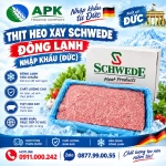 Thịt heo xay Schwede đông lạnh nhập khẩu (Đức)