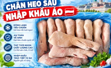 Chân heo sau đông lạnh nhập khẩu Áo