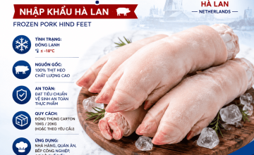 Chân heo sau đông lạnh nhập khẩu Hà Lan