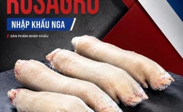Chân heo trước đông lạnh Rusagro nhập khẩu Nga