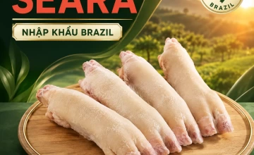 Chân heo trước đông lạnh Seara nhập khẩu Brazil