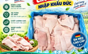 Da heo đông lạnh Crown Meat nhập khẩu Đức