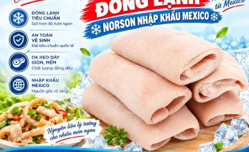 Da heo đông lạnh Norson nhập khẩu Mexico