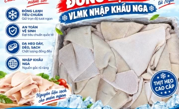 Da heo đông lạnh VLMK nhập khẩu Nga