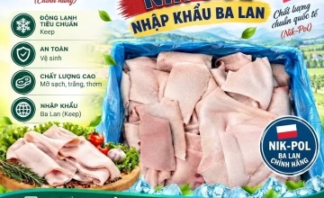 Mỡ heo đông lạnh Nik-Pol nhập khẩu Ba Lan