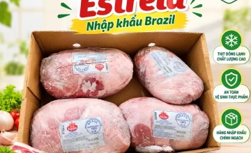 Nạc đùi heo đông lạnh Estrela nhập khẩu Brazil