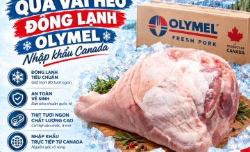 Quả vai heo đông lạnh Olymel nhập khẩu Canada