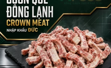 Sườn que đông lạnh Crown Meat nhập khẩu Đức