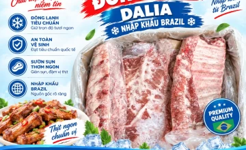 Sườn sụn heo đông lạnh Dalia nhập khẩu Brazil
