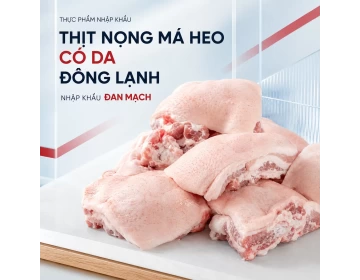 Thịt nọng má heo có da nhập khẩu Đan Mạch