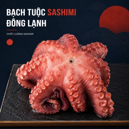 Bạch tuộc Sashimi đông lạnh