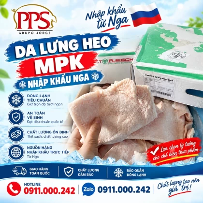Da lưng heo MPK nhập khẩu Nga