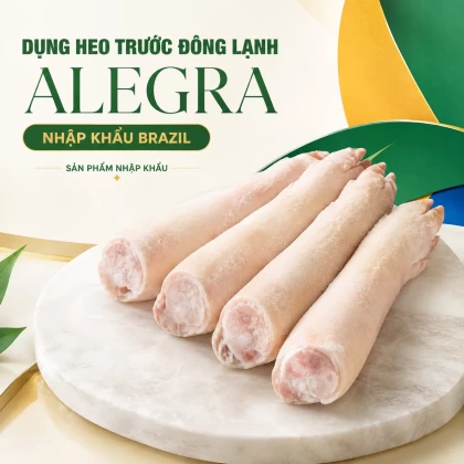 Dựng heo trước đông lạnh Alegra nhập khẩu Brazil
