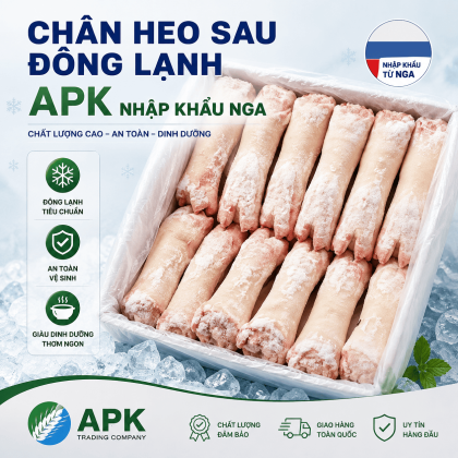 Chân heo sau đông lạnh APK nhập khẩu Nga