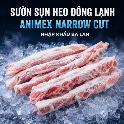 Sườn sụn heo đông lạnh Animex Narrow Cut nhập khẩu Ba Lan