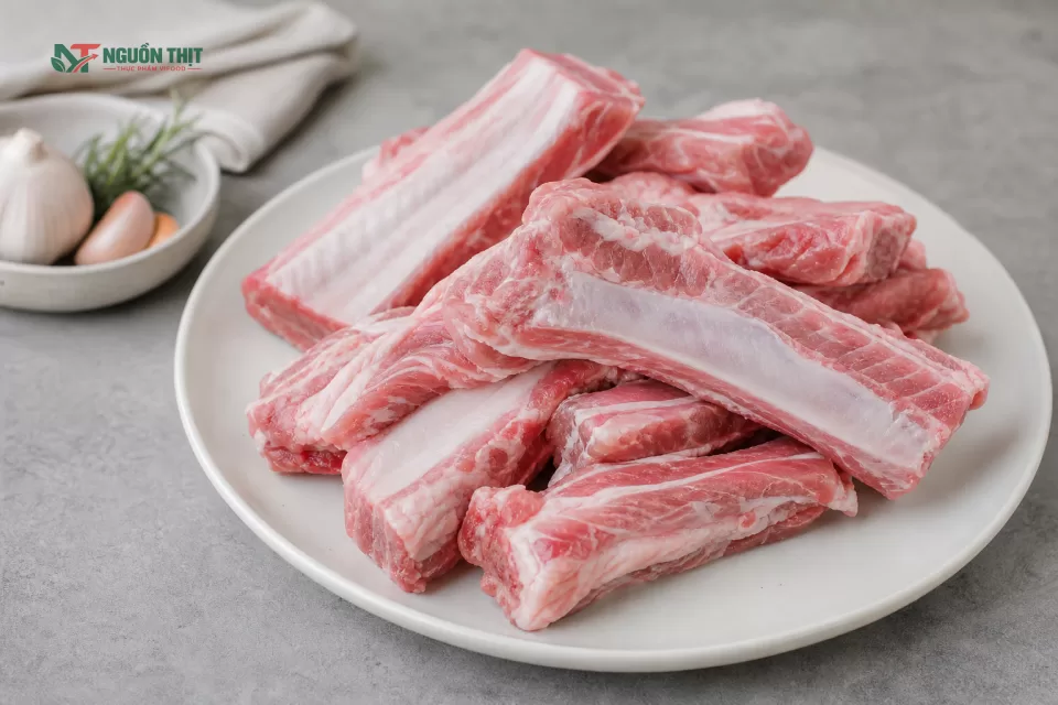 Kinh nghiệm chọn Sườn sụn heo đông lạnh Animex Narrow Cut nhập khẩu Ba Lan chất lượng và đúng quy cách