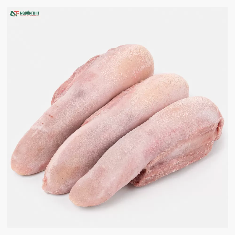 Lưỡi heo không cuống đông lạnh nhập khẩu Bỉ