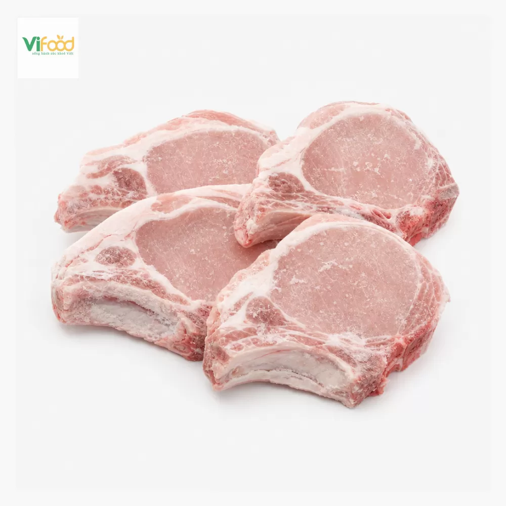 Sườn cốt lết heo đông lạnh Valesul nhập khẩu Brazil